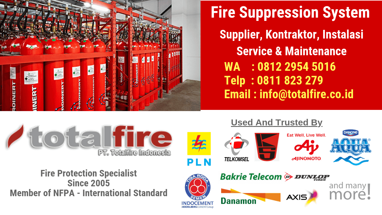 Jual Inert Gas fire protection
