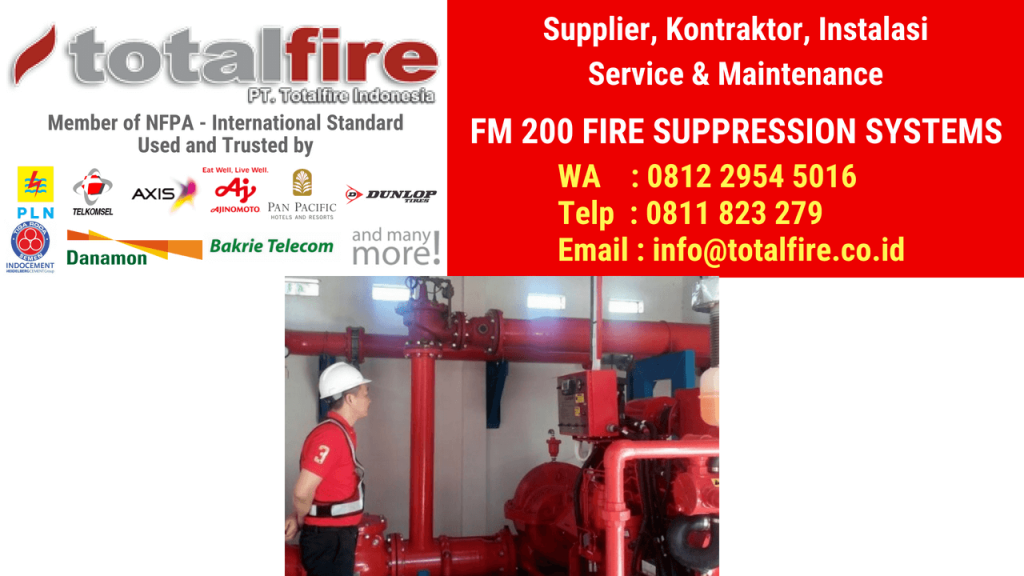 kontraktor fire fm200 inergen vesda co2