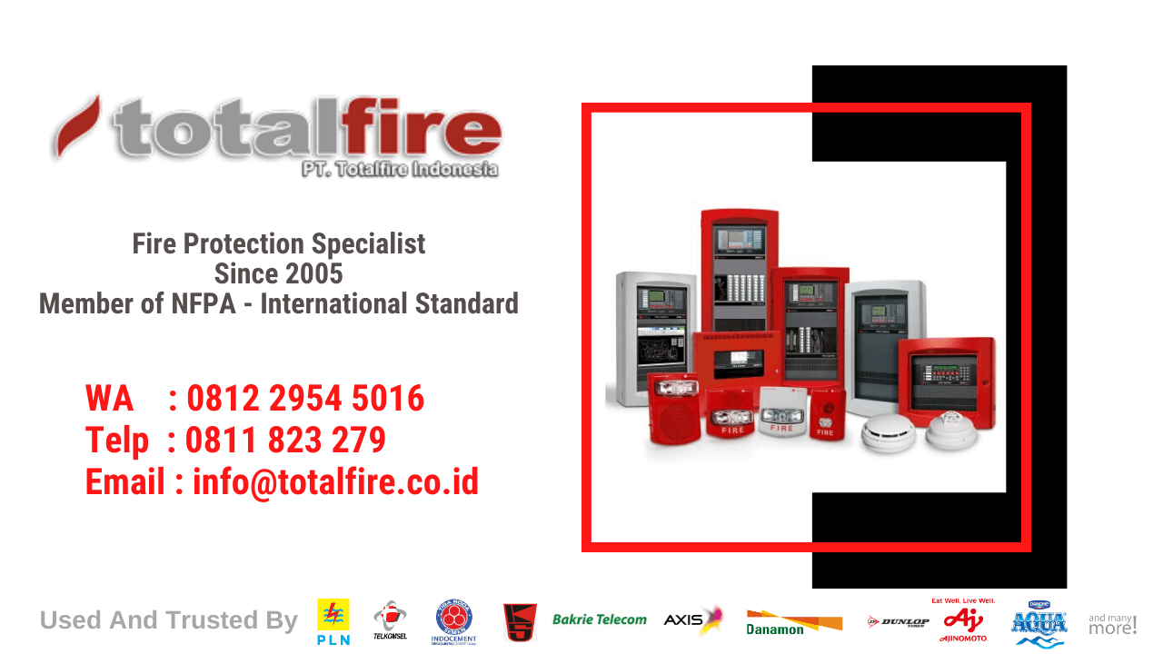 fire alarm system indonesia for factory, office, bank, data center
