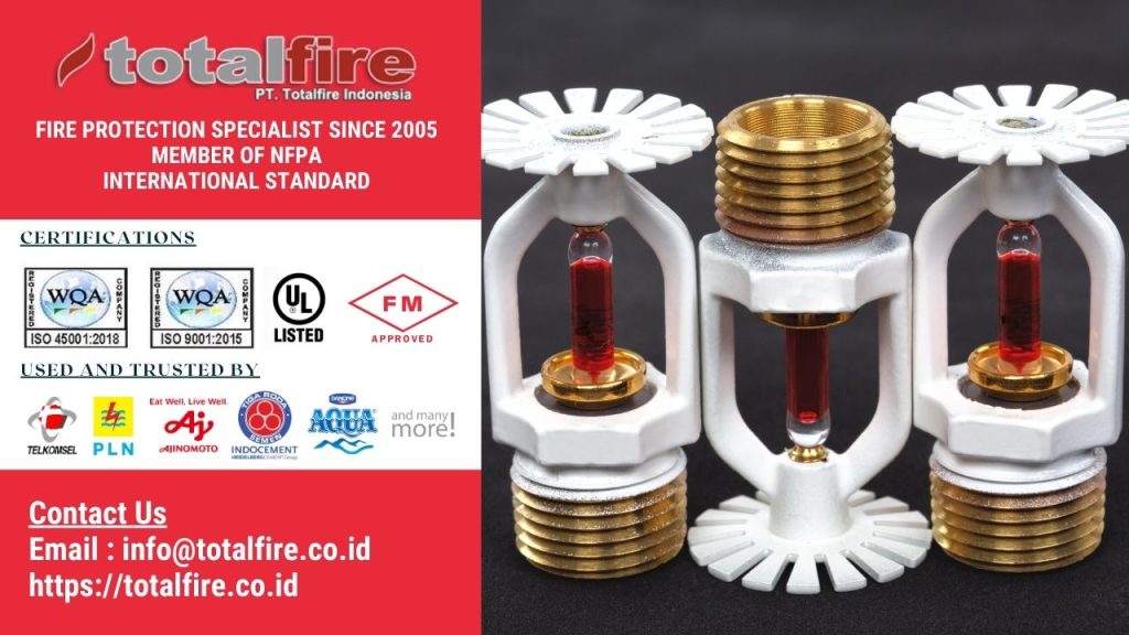 alat proteksi kebakaran otomatis sprinkler air