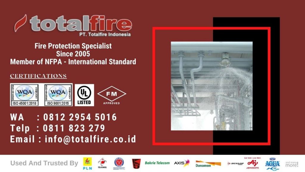 sistem pipa air pemadam kebakaran