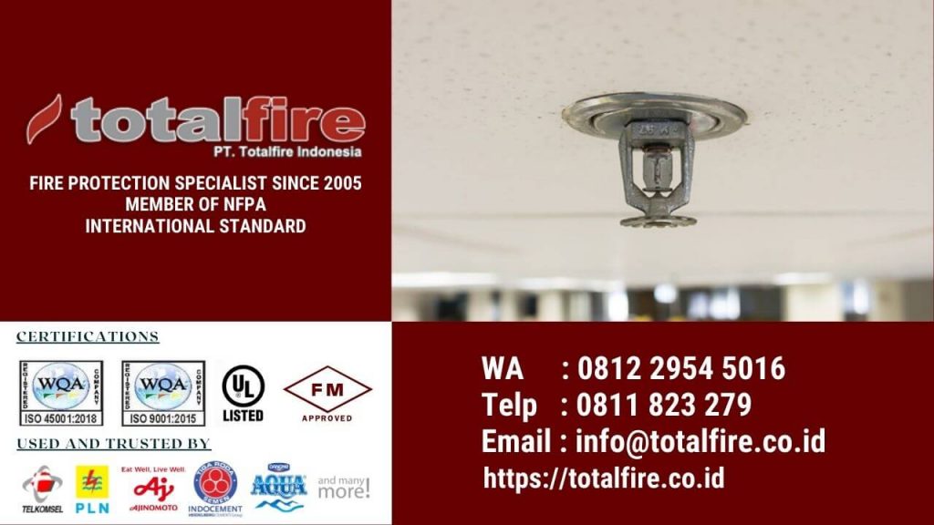 Preaction Fire Sprinkler System sistem sprinkler air