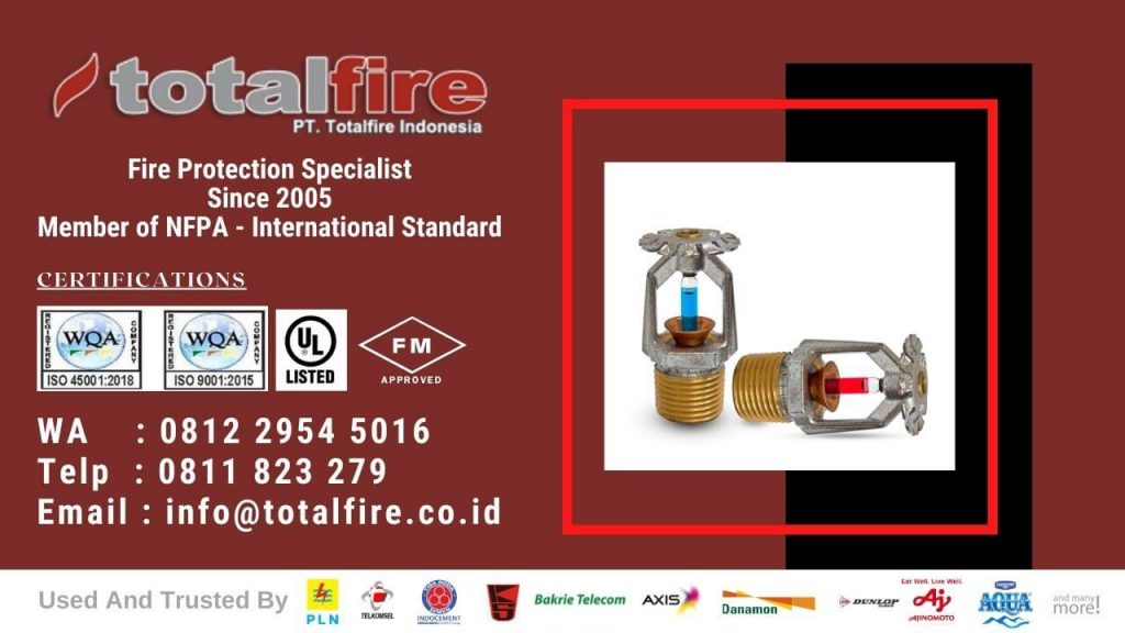 Jenis-jenis Fire Sprinkler System untuk Pemadam Kebakaran