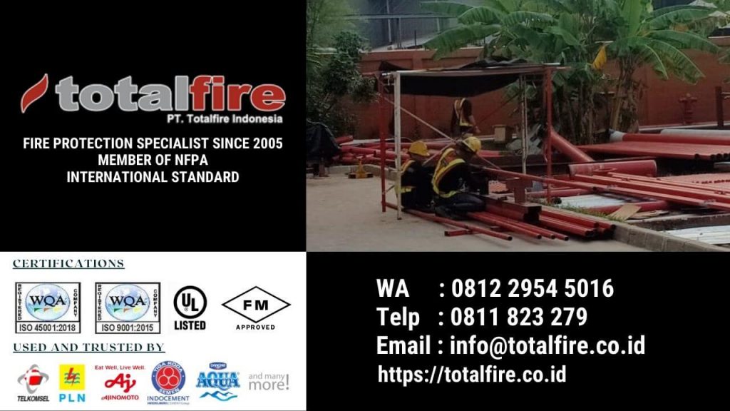 perangkat fire protection indicating lamp
