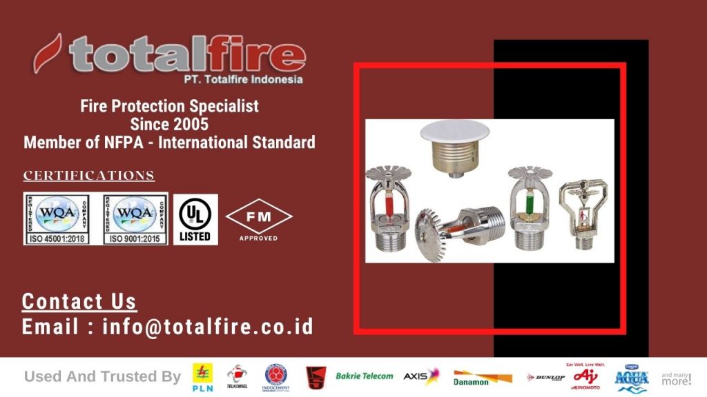 jual dan instalasi fire sprinkler murah di pabrik