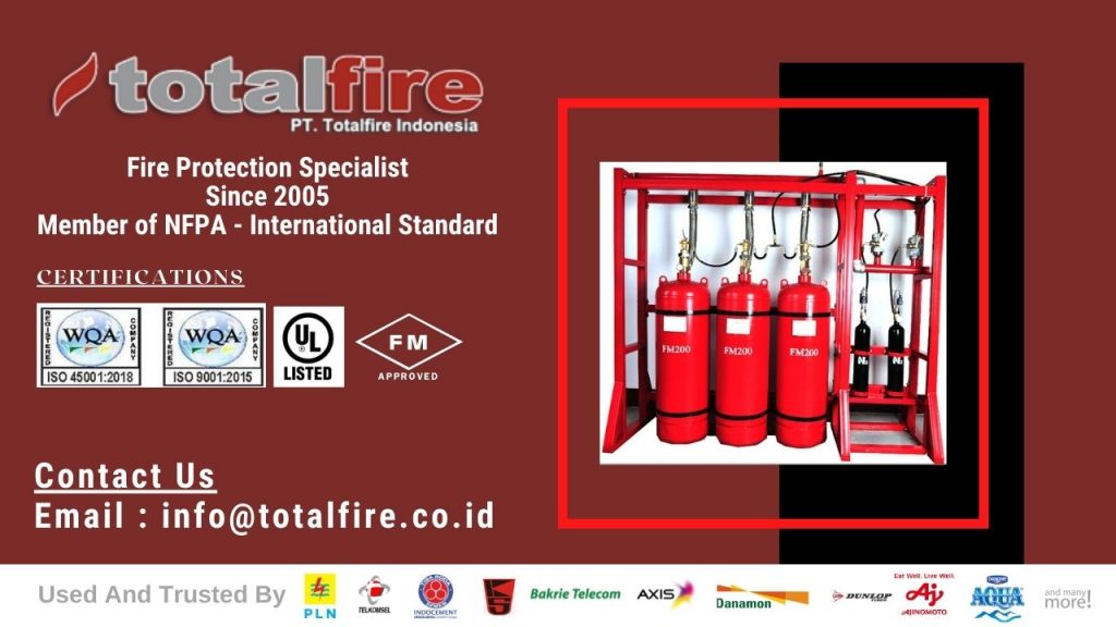 Alternatif Pengganti Halon Inert Gas Water Mist fm200