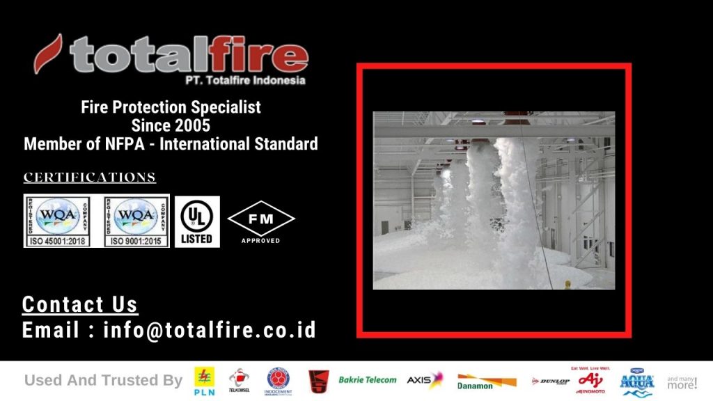 foam system Busa Sintetik dalam Pemadam Kebakaran