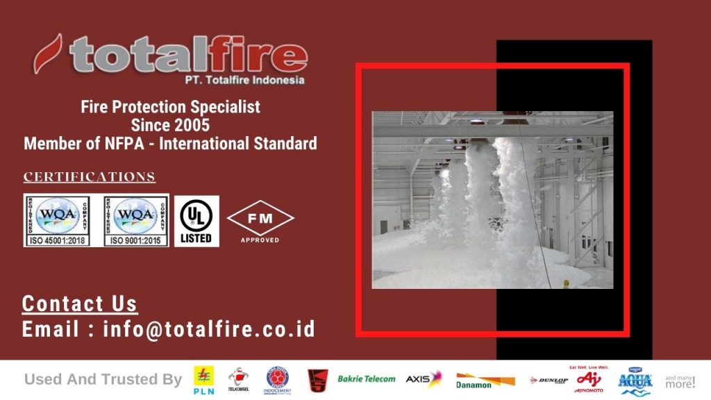 Tipe Busa Pemadam Kebakaran di pabrik gudang