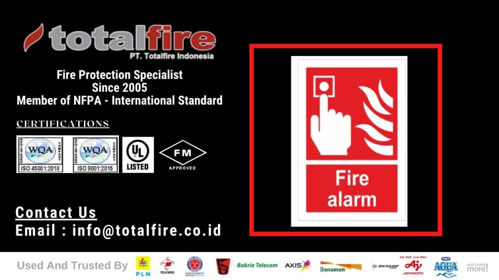 sistem alarm kebakaran gedung