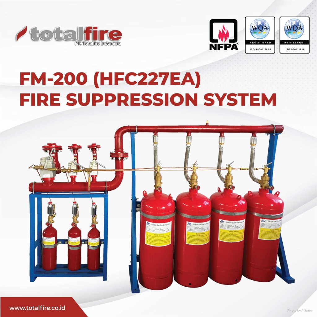 instalasi fire fighting fm200