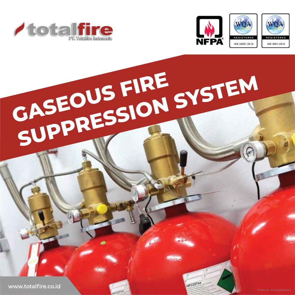 instalasi gaseous fire suppression system fm200 novec