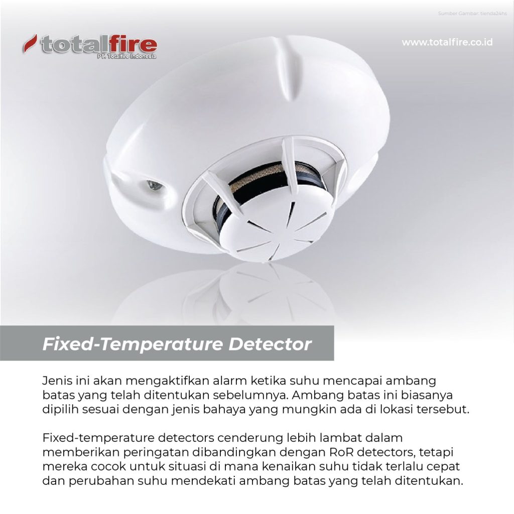 fixed temperature detector alarm kebakaran