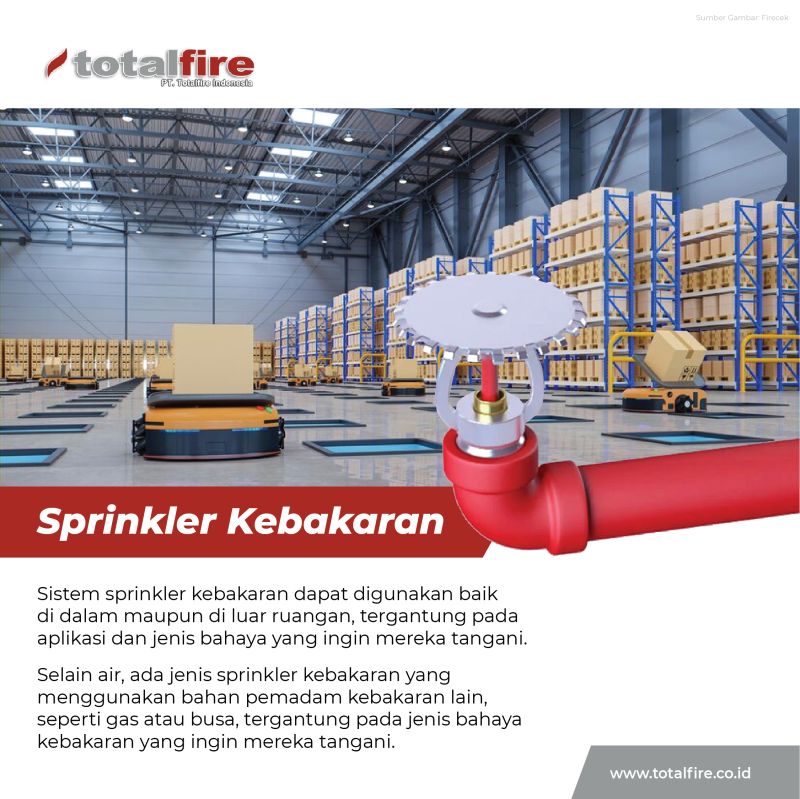 instalasi sprinkler sistem pencegah kebakaran